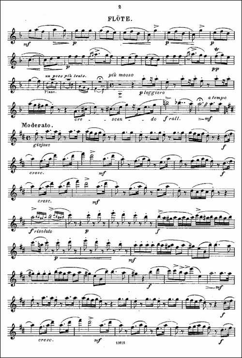 Opern-Transcriptionen.Op.45-5-长笛五线谱|长笛谱