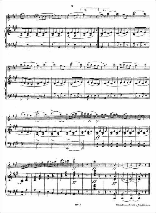 Opern-Transcriptionen.Op.45-5-长笛+钢琴伴-长笛五线谱|长笛谱