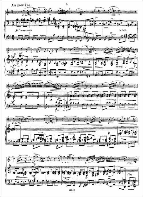 Opern-Transcriptionen.Op.45-8-长笛+钢琴伴-长笛五线谱|长笛谱
