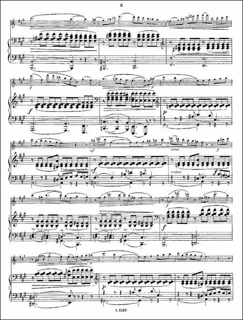 Wiedersehen.Op.46-长笛+钢琴伴奏-长笛五线谱|长笛谱