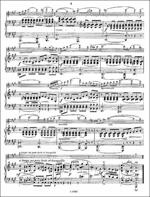 Wiedersehen.Op.46-长笛+钢琴伴奏-长笛五线谱|长笛谱
