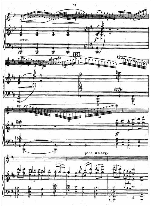 Chaminade-Flute-Concertino-莎米纳德长笛协奏-长笛五线谱|长笛谱
