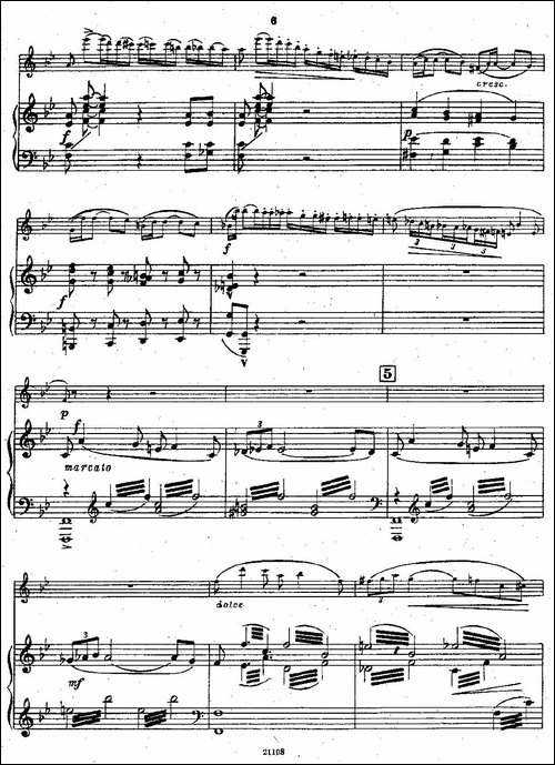Chaminade-Flute-Concertino-莎米纳德长笛协奏-长笛五线谱|长笛谱