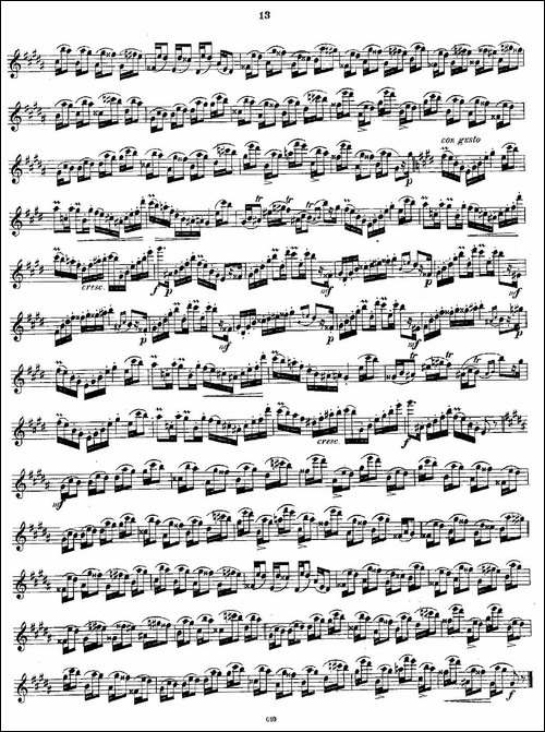 Andersen-etude-op30-之1—12-练习曲作品30号-长笛五线谱|长笛谱