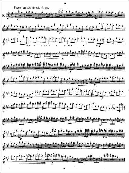 Andersen-etude-op30-之1—12-练习曲作品30号-长笛五线谱|长笛谱