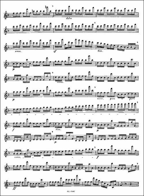 Moyse-25-Studies-after-Czerny-flute-[5]-25-长笛五线谱|长笛谱