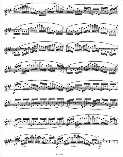 Moyse-25-Studies-after-Czerny-flute-[9]-25-长笛五线谱|长笛谱