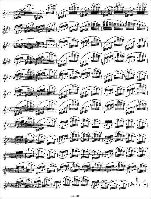Moyse-25-Studies-after-Czerny-flute-之24-2-长笛五线谱|长笛谱