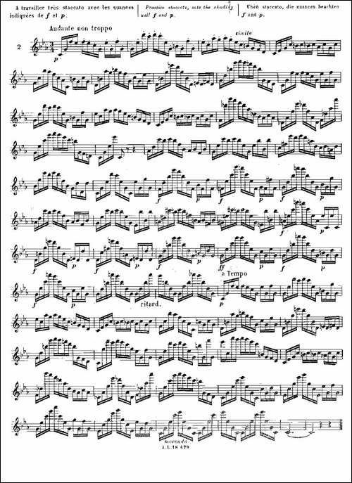 基于维尼亚夫斯基练习曲的10首长笛练习曲之2-Mo-长笛五线谱|长笛谱