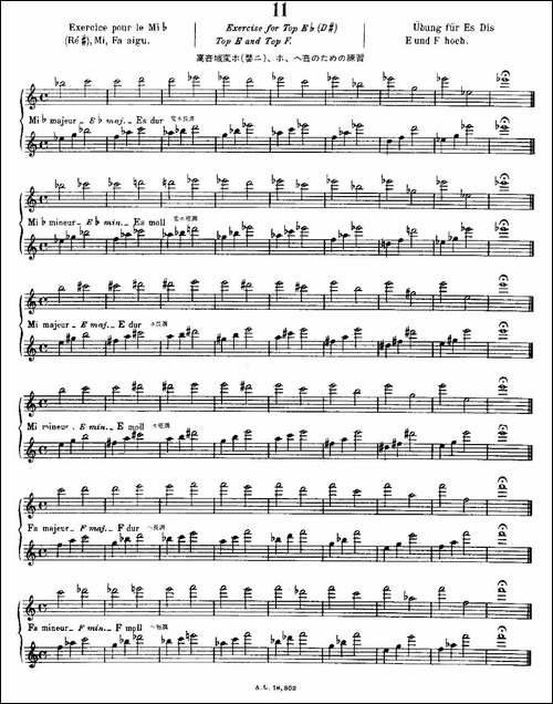 初级练习之11-Alphonse-Ludec-Debutant-Fluti-长笛五线谱|长笛谱