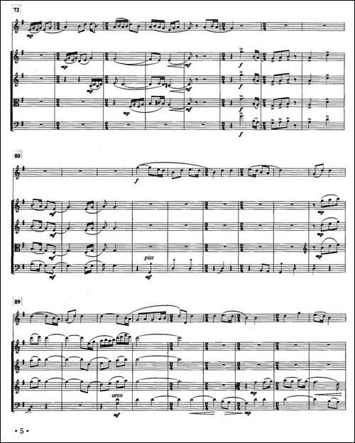 梅花-箫与弦乐五重奏-笛箫间谱|笛箫谱