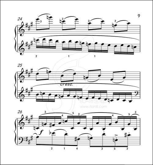 练习曲 40-克拉莫钢琴练习曲60首-钢琴谱