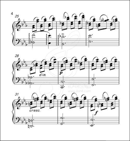 练习曲 59-克拉莫钢琴练习曲60首-钢琴谱