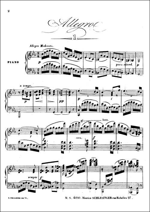 c小调钢琴奏鸣曲 -Piano Sonata in c Minor Op.56-钢琴谱