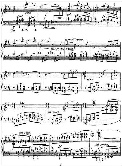 莫什科夫斯基-幻想小品集Op.52-Ⅰ-钢琴谱