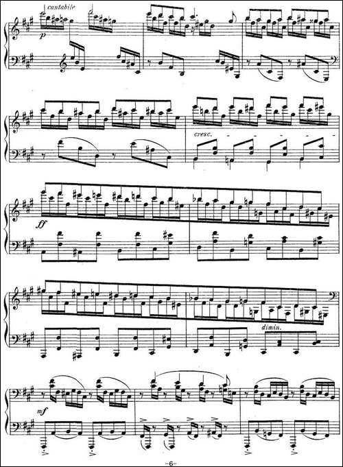 莫什科夫斯基-幻想小品集Op.52-Ⅱ-钢琴谱