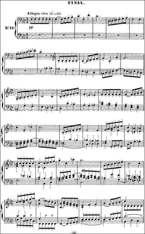 Carmen for Solo Piano-卡门全剧钢琴独奏版-No.11-钢琴谱
