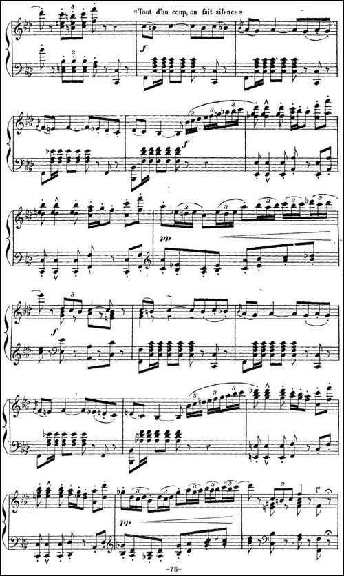 Carmen for Solo Piano-卡门全剧钢琴独奏版-No.14-钢琴谱