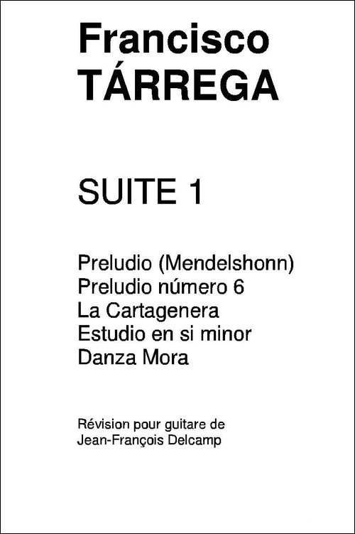 《塔雷加作品全集》第1部分-古典吉他-吉他谱