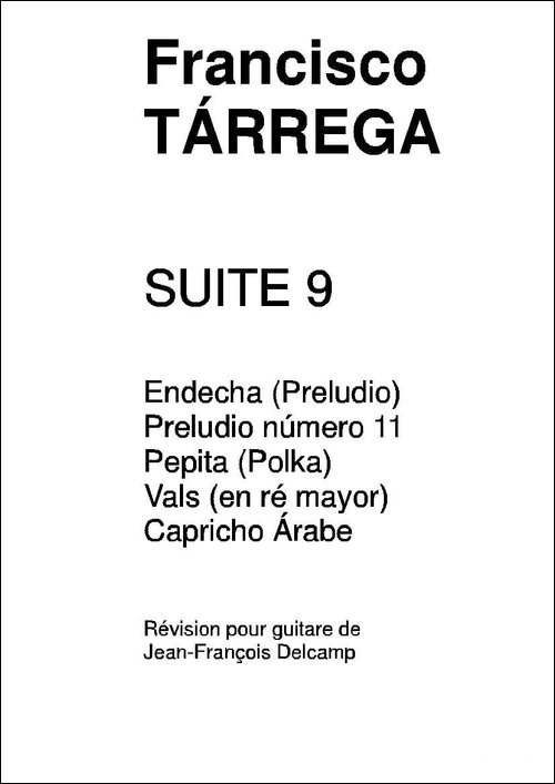 《塔雷加作品全集》第9部分-古典吉他-吉他谱