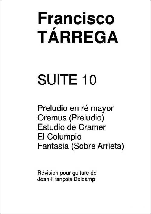 《塔雷加作品全集》第10部分-古典吉他-吉他谱