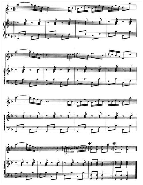 单簧管波尔卡-口琴+钢琴伴奏-口琴谱