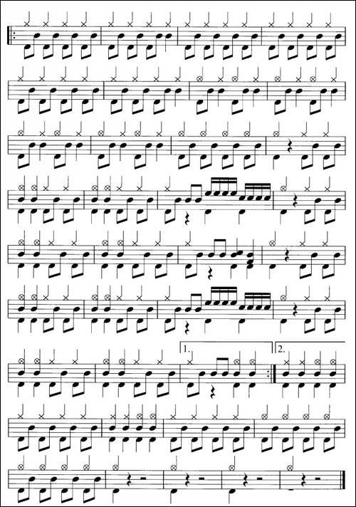 奥芬巴赫序曲-鼓谱-其他谱