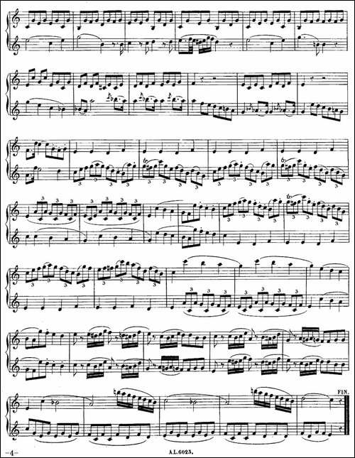 H·Klose练习曲-Quatre-Duos-Faciles-et-Concertants-Pour-2-Saxophones—No-萨克斯谱