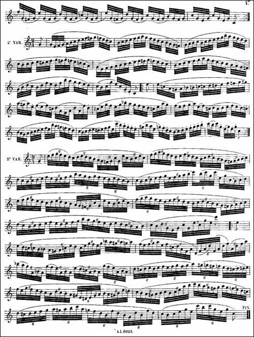 H·Klose练习曲-Quinze-etudes-de-genre—11-萨克斯谱