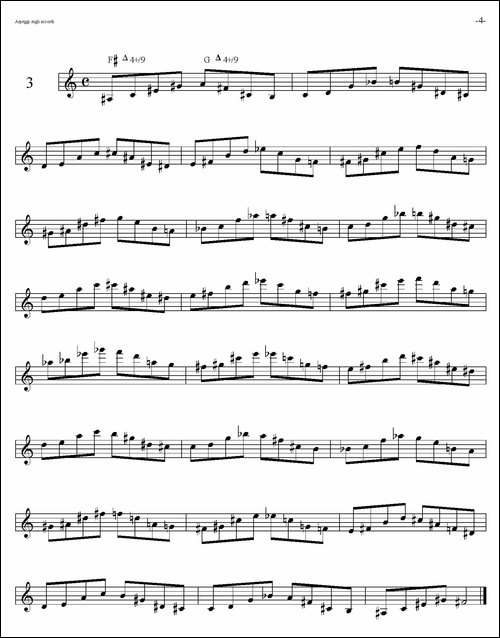 Sax-Arpeggi-sassofono-F-音阶练习-上1——5-萨克斯谱