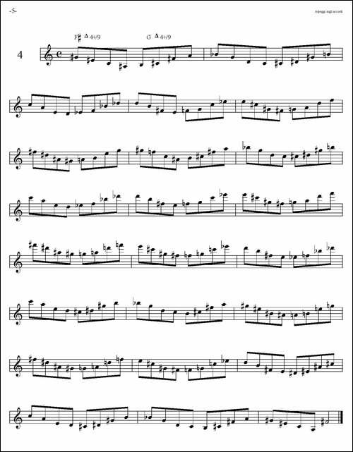 Sax-Arpeggi-sassofono-F-音阶练习-上1——5-萨克斯谱