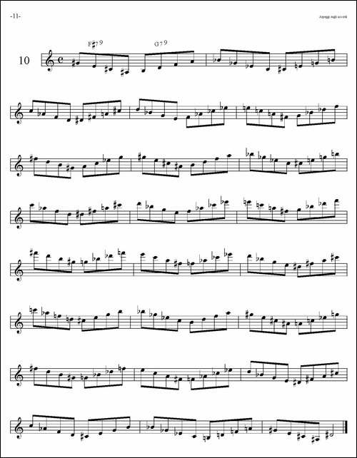 Sax-Arpeggi-sassofono-F-音阶练习-上6——10-萨克斯谱