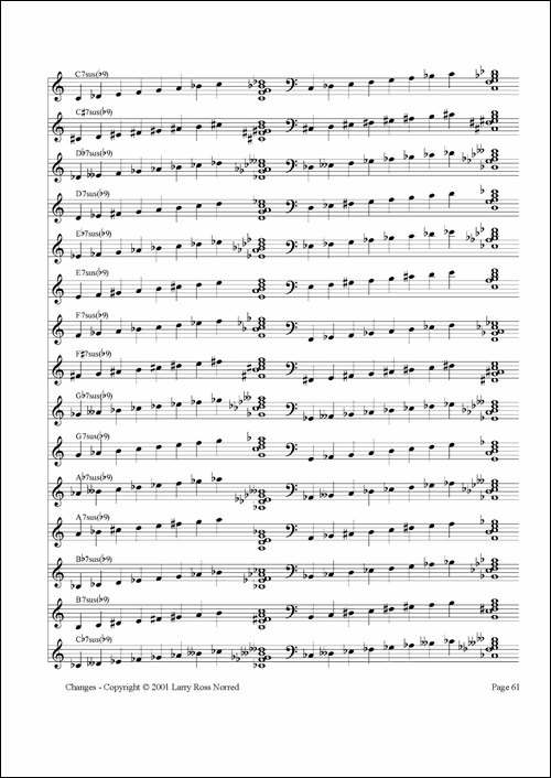 常见爵士音阶-P.61——80-萨克斯谱
