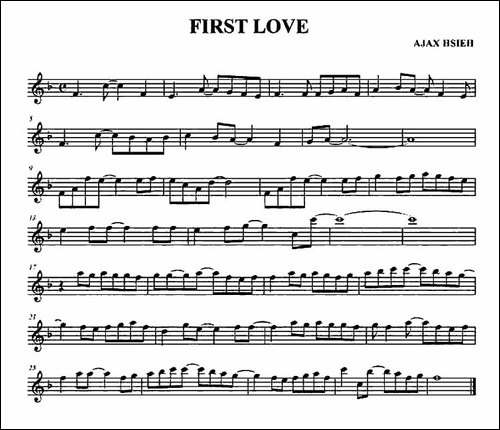 FIRST-LOVE-吉他谱