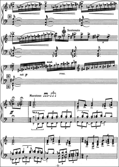 第一奏鸣曲-手风琴谱