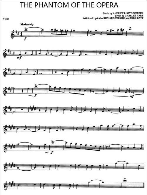 THE-PHANTOM-OF-THE-OPERA-提琴谱