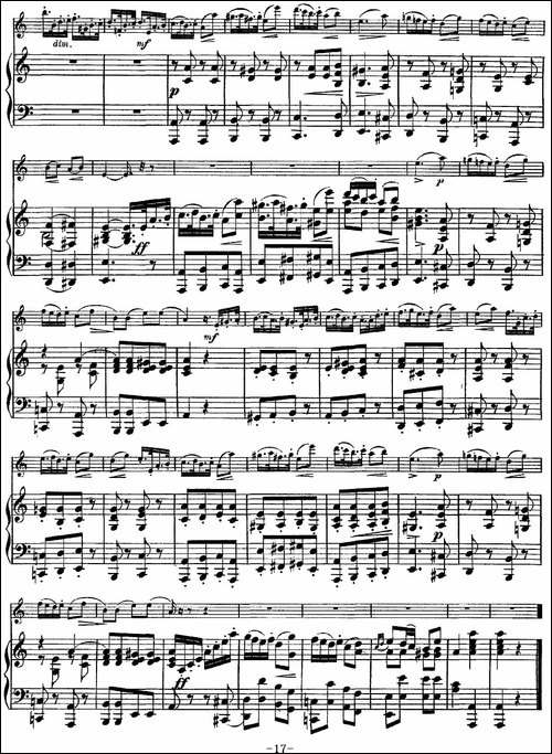 Rode-Concerto-No.7-in-A-Major-小提琴+钢琴伴奏-提琴谱