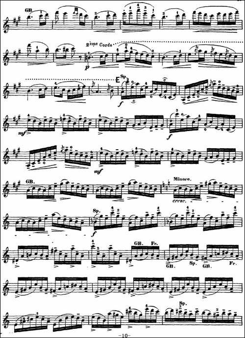Rode-Concerto-No.7-in-A-Major-小提琴分谱-提琴谱