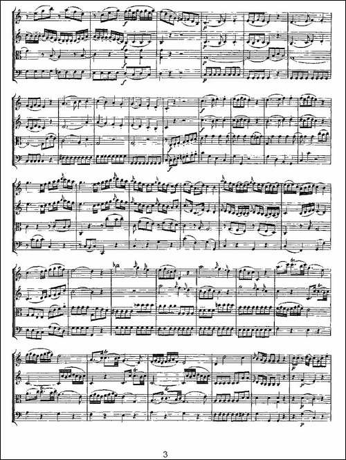 Quartet-No.-4-in-C-Major,-K.-157-C大调第四弦乐四重奏-提琴谱