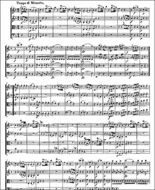 Quartet-No.-5-in-F-Major,-K.-158-F大调第五弦乐四重奏-提琴谱