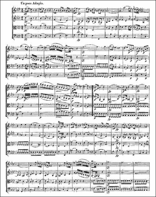 Quartet-No.-7-in-Eb-Major,-K.-160-降E大调第七弦乐四重奏-提琴谱
