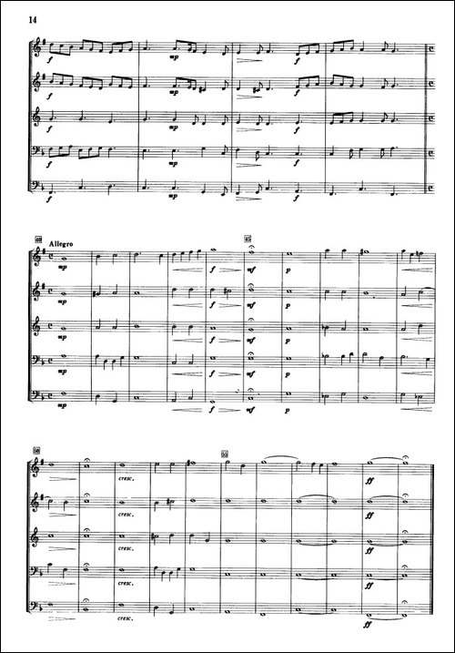 序曲-合奏、蒙特威尔弟作曲版-铜管谱